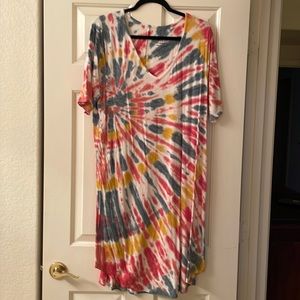 Torrid tie dye tshirt dress